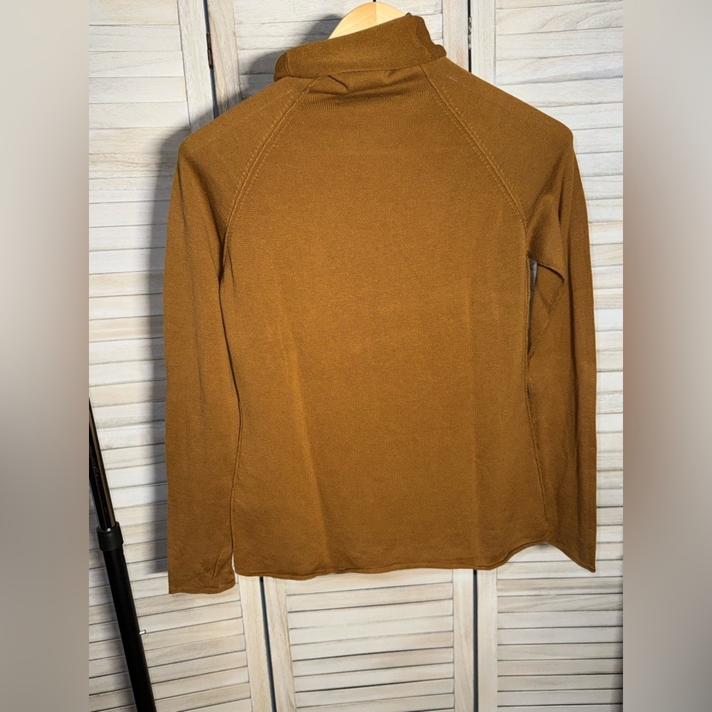 Peruvian Connection Camel Turtleneck Sweater - Picture 2 of 4